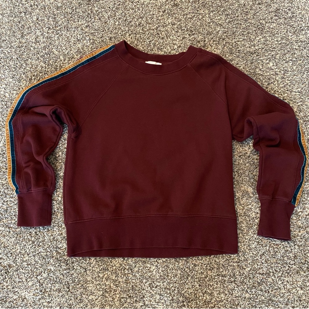 Evereve Rainbow Striped Pullover